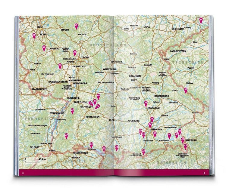Produktbild: 45 Touren und Trips f&uuml;r das Deutschland-Ticket