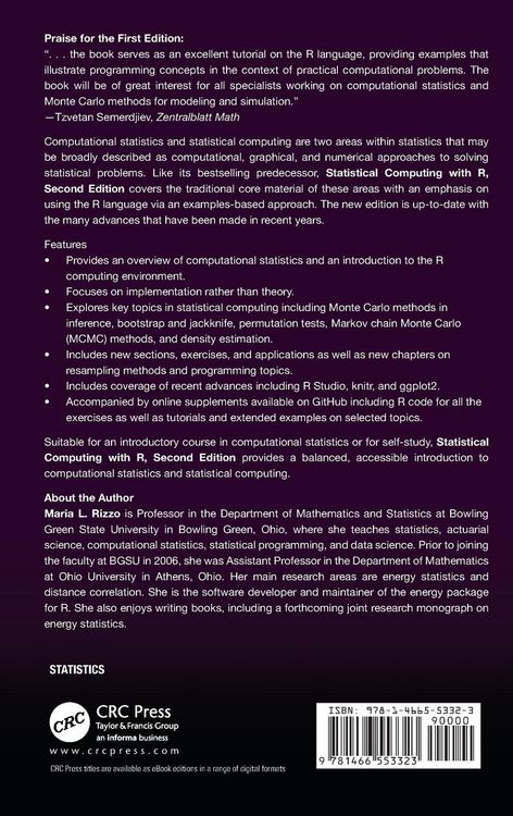 Produktbild: Statistical Computing with R, Second Edition