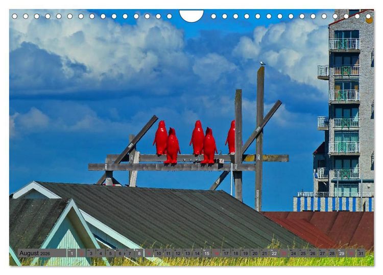 Produktbild: Zeeland - Urlaubstr&auml;ume am Strand von Breskens (Wandkalender 2026 DIN A4 quer), CALVENDO Monatskalender