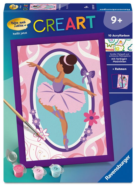 Produktbild: CreArt, Malen nach Zahlen Kinder - Primaballerina