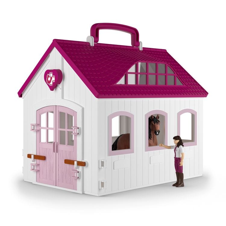 Produktbild: schleich&reg; 42787 - Horse Club, Happy Horse Hospital, Pferdeklinik Heilende Hufe, 64-teilig, Spielset