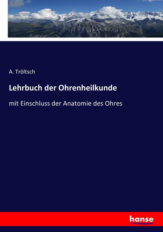 Produktbild: Lehrbuch der Ohrenheilkunde