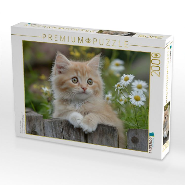 Produktbild: CALVENDO Puzzle Roter Kater im Garten | 2000 Teile Lege-Gr&ouml;&szlig;e 90x67cm Foto-Puzzle f&uuml;r gl&uuml;ckliche Stunden