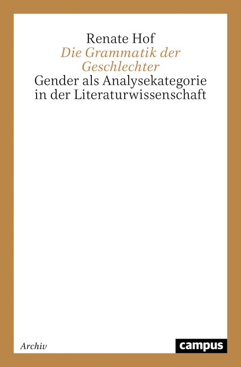Produktbild: Die Grammatik der Geschlechter