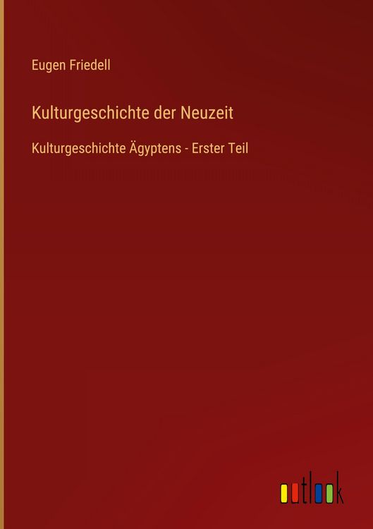 Produktbild: Kulturgeschichte der Neuzeit