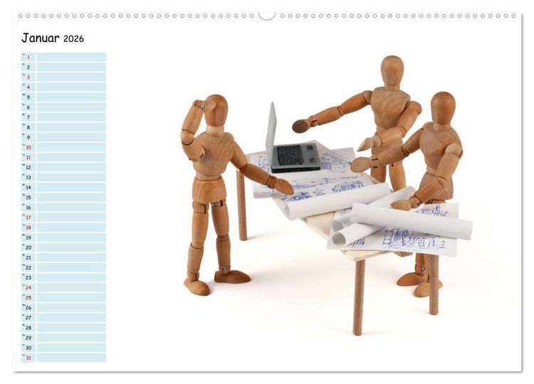Produktbild: Und wieder ist es Montag... (Wandkalender 2026 DIN A2 quer), CALVENDO Monatskalender