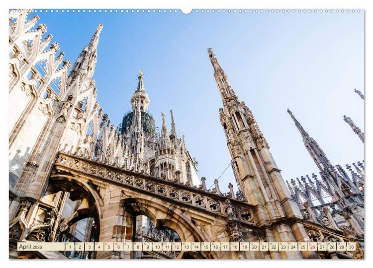 Produktbild: Architekturstile Europas - von der Antike bis zum 20. Jahrhundert (hochwertiger Premium Wandkalender 2026 DIN A2 quer), Kunstdruck in Hochglanz