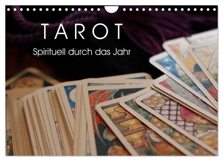 Produktbild: Tarot. Spirituell durch das Jahr (Wandkalender 2026 DIN A4 quer), CALVENDO Monatskalender