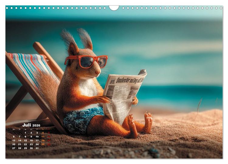 Produktbild: N&uuml;sse waren gestern &ndash; jetzt wird&rsquo;s verr&uuml;ckt! (Wandkalender 2026 DIN A3 quer), CALVENDO Monatskalender