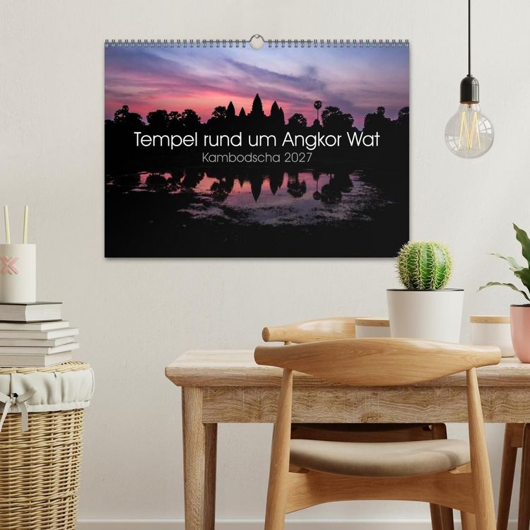 Produktbild: Tempel rund um Angkor Wat (Wandkalender 2027 DIN A3 quer), CALVENDO Monatskalender