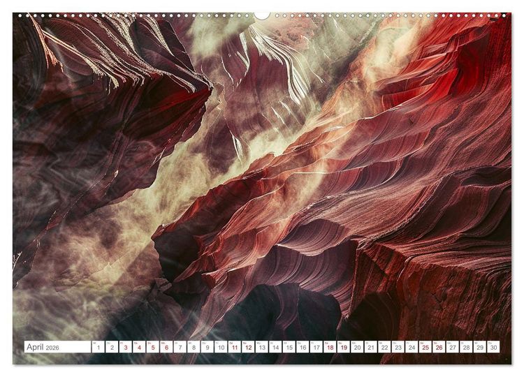 Produktbild: Formen und Farben der Natur (Wandkalender 2026 DIN A2 quer), CALVENDO Monatskalender