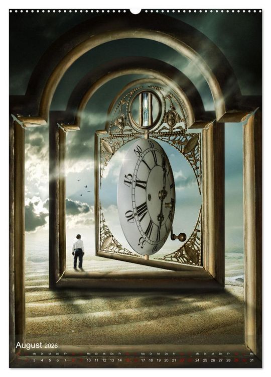 Produktbild: Hinter dem Horizont im Reich der Fantasie (Wandkalender 2026 DIN A2 hoch), CALVENDO Monatskalender