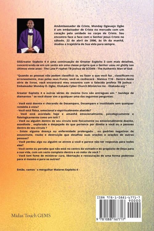 Produktbild: Greater Exploits - 4 O Falecido Profeta TB Joshua de SCOAN -
