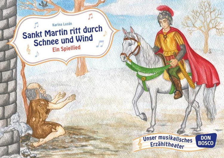 Produktbild: Sankt Martin ritt durch Schnee und Wind. Kamishibai Bildkartenset.