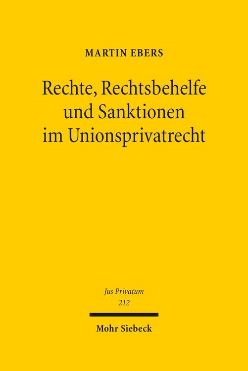 Produktbild: Rechte, Rechtsbehelfe und Sanktionen im Unionsprivatrecht