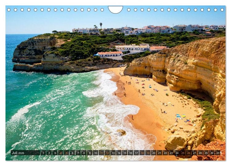 Produktbild: ALGARVE - Urlaub f&uuml;r die Seele (Wandkalender 2026 DIN A4 quer), CALVENDO Monatskalender