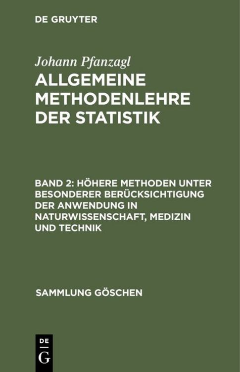 Produktbild: H&ouml;here Methoden unter besonderer Ber&uuml;cksichtigung der Anwendung in Naturwissenschaft, Medizin und Technik