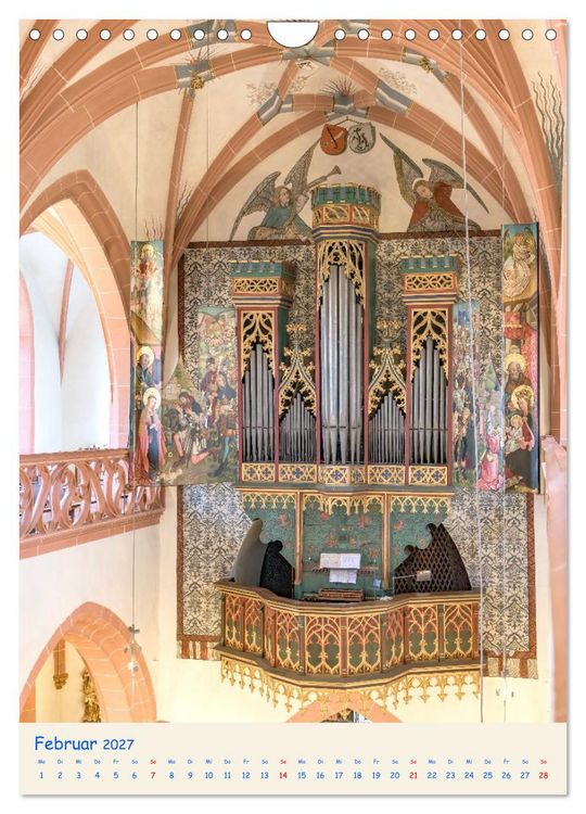 Produktbild: Orgel Giganten (Wandkalender 2027 DIN A4 hoch), CALVENDO Monatskalender