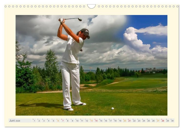 Produktbild: Golf - meine Leidenschaft (Wandkalender 2026 DIN A3 quer), CALVENDO Monatskalender
