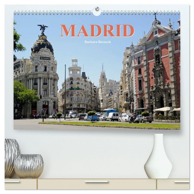 Produktbild: Madrid (hochwertiger Premium Wandkalender 2026 DIN A2 quer), Kunstdruck in Hochglanz