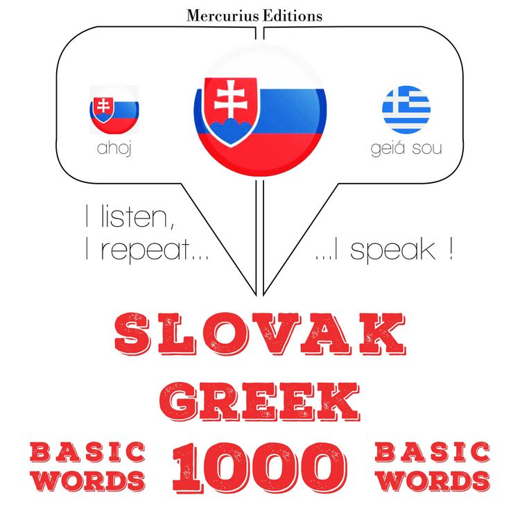 Produktbild: Slovensk&yacute; - gr&eacute;ckej: 1000 z&aacute;kladn&yacute;ch slov