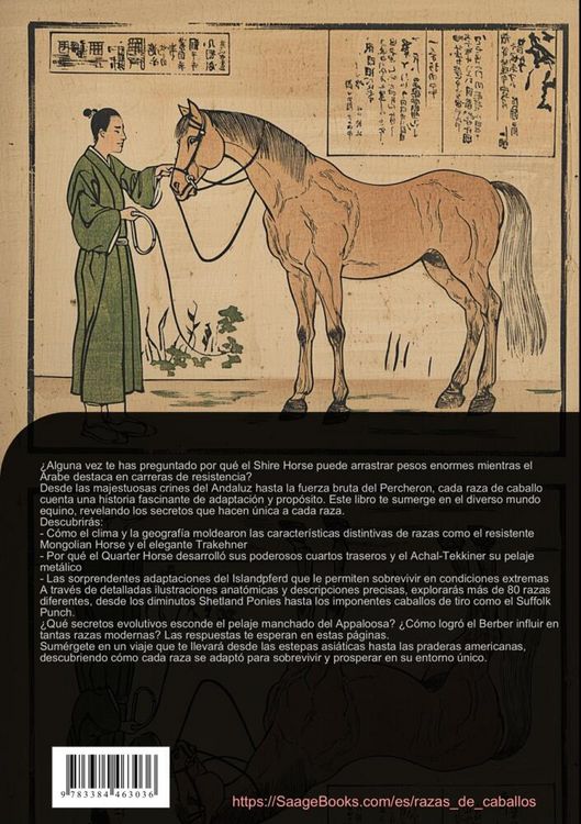 Produktbild: Razas de Caballos: Gu&iacute;a Completa de Caballos de Sangre Fr&iacute;a, Caliente y Ponys