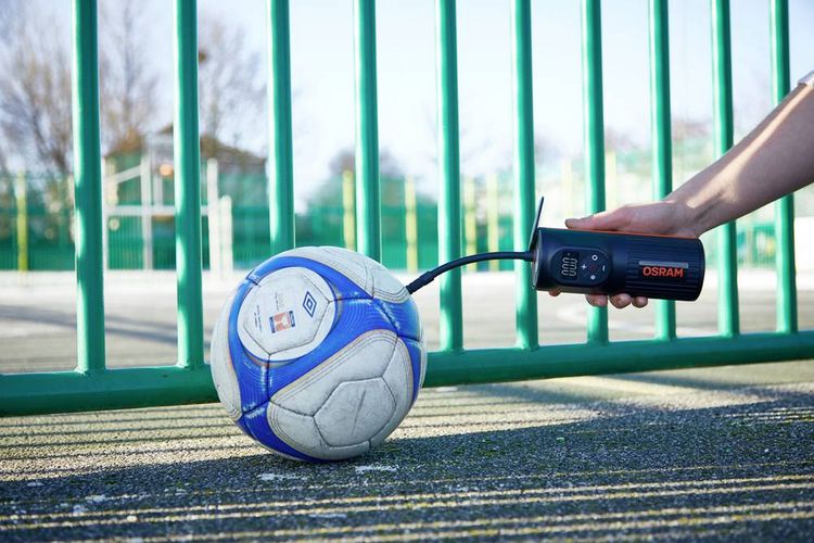 Produktbild: Osram Automotive OTIR2000 Kompressor TYREinflate 2000 8.3 bar Aufbewahrungs-Box/-Tasche, Digitales Display, mit Arbeitslampe