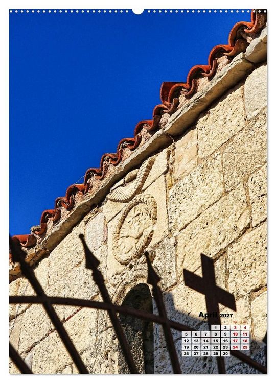 Produktbild: Kirchen rund um die Bucht von Kotor und in Budva (Wandkalender 2027 DIN A2 hoch), CALVENDO Monatskalender