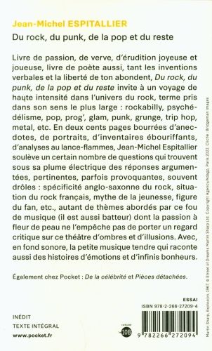 Produktbild: Du rock, du punk, de la pop et du reste