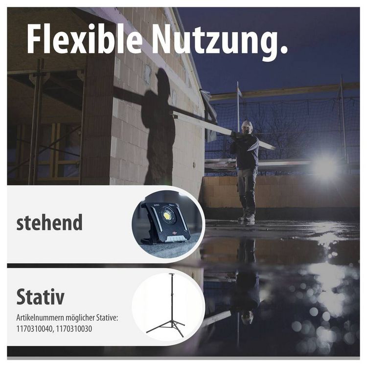 Produktbild: Brennenstuhl Multi Battery 6050 MH Akku-Baustrahler EEK E 61.6 W 6200 lm Tageslichtwei&szlig; 1173140600