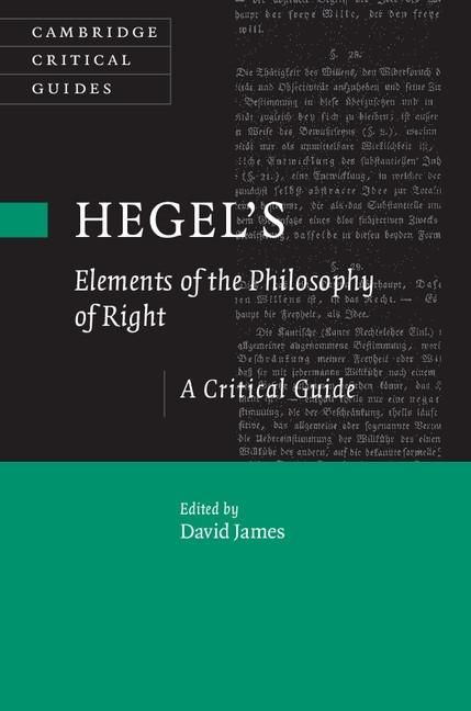 Produktbild: Hegel's Elements of the Philosophy of Right