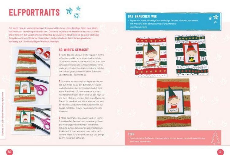 Produktbild: Bunte Weihnachtsbastelei
