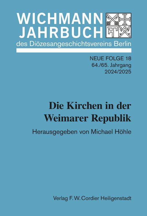 Produktbild: Wichmann-Jahrbuch des Di&ouml;zesangeschichtsvereins Berlin