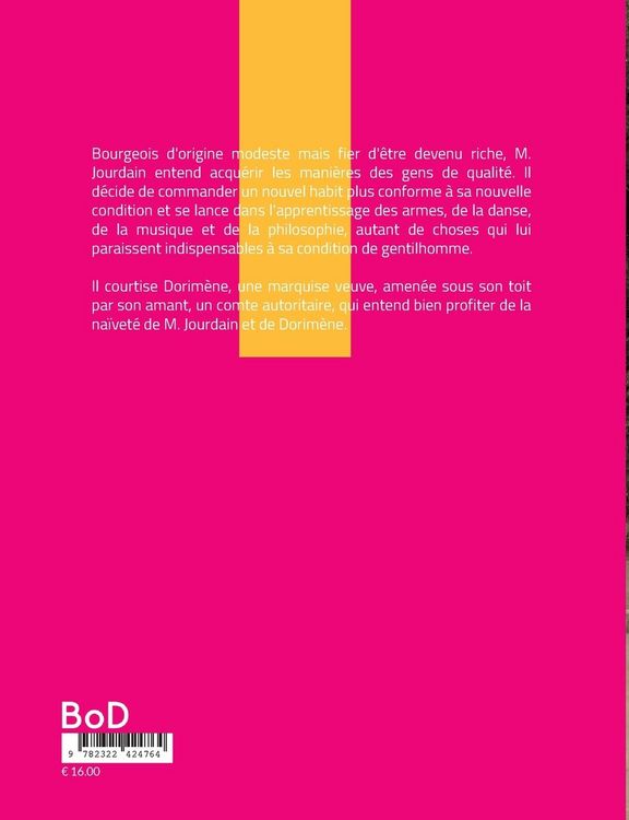 Produktbild: Le Bourgeois gentilhomme