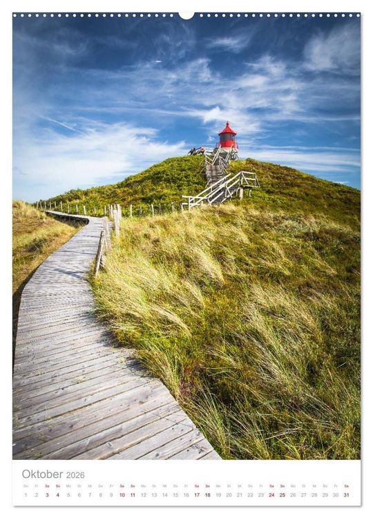 Produktbild: Amrum - Das Gesicht der Nordsee (Wandkalender 2026 DIN A2 hoch), CALVENDO Monatskalender