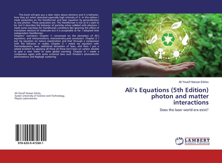 Produktbild: Ali's Equations (5th Edition) photon and matter interactions