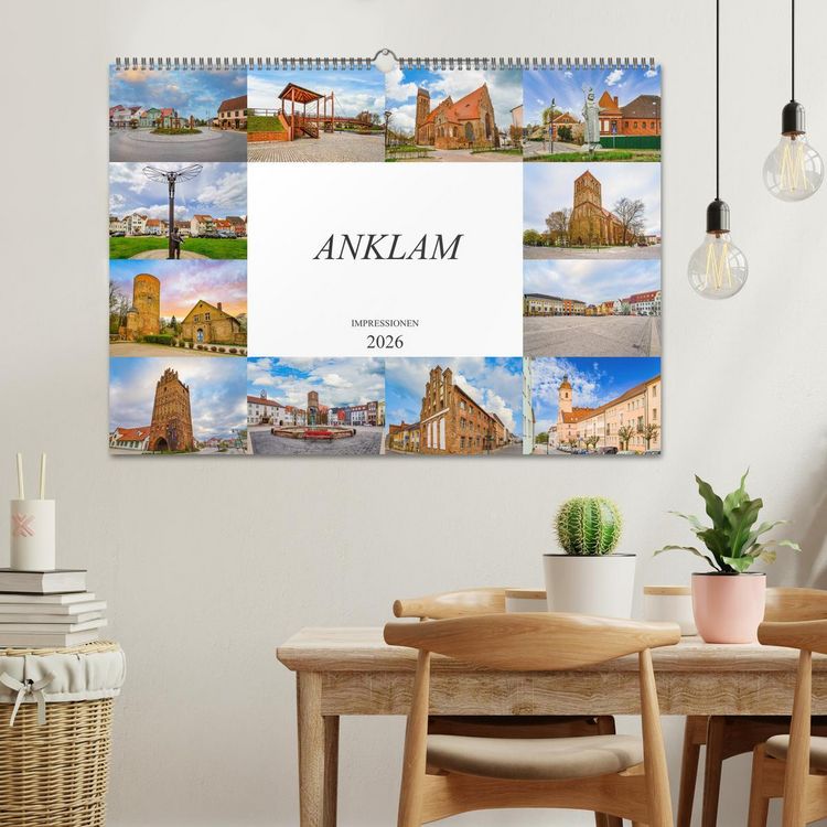 Produktbild: Anklam Impressionen (Wandkalender 2026 DIN A2 quer), CALVENDO Monatskalender