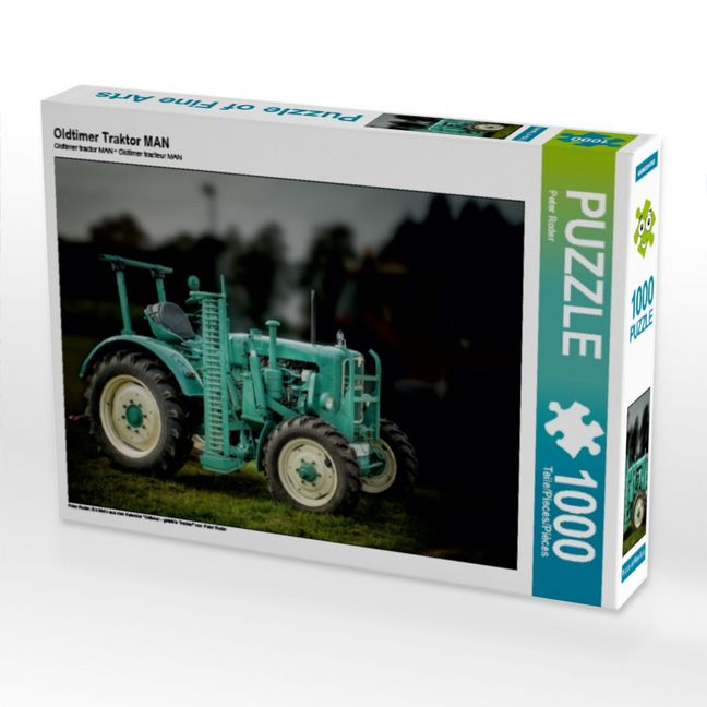 Produktbild: CALVENDO Puzzle Oldtimer Traktor MAN | 1000 Teile Lege-Gr&ouml;&szlig;e 64x48cm Foto-Puzzle f&uuml;r gl&uuml;ckliche Stunden