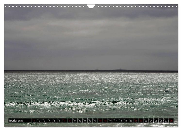 Produktbild: Un oc&eacute;an de lumi&egrave;re (Calendrier mural 2026 DIN A3 vertical), CALVENDO calendrier mensuel