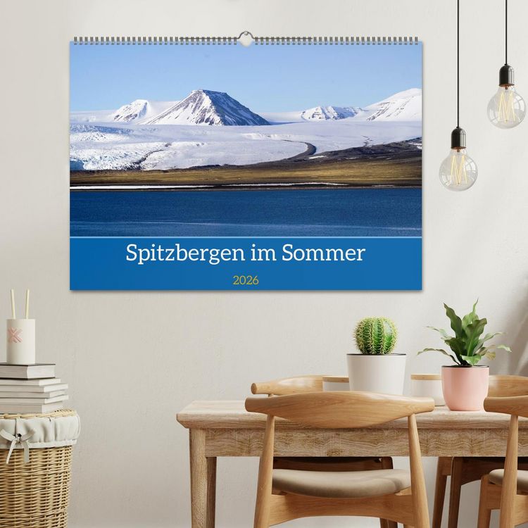 Produktbild: Spitzbergen im Sommer (Wandkalender 2026 DIN A2 quer), CALVENDO Monatskalender