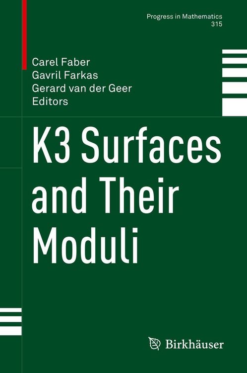 Produktbild: K3 Surfaces and Their Moduli