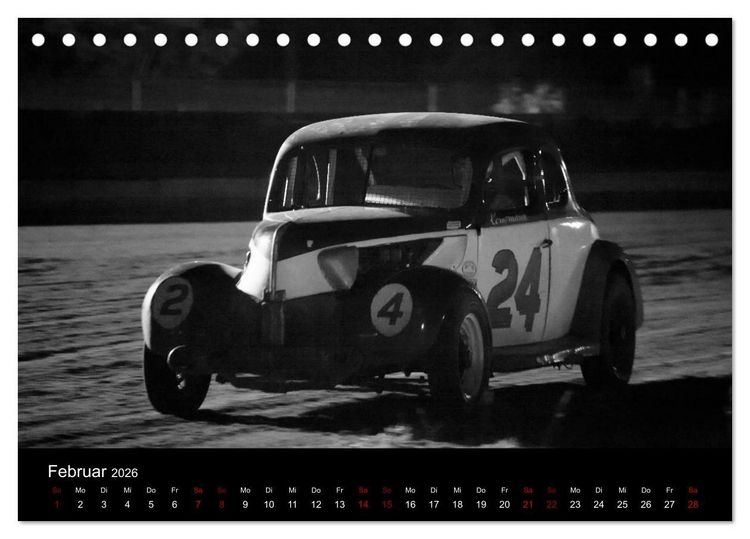 Produktbild: Dirt Track Races (Tischkalender 2026 DIN A5 quer), CALVENDO Monatskalender