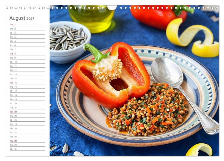 Produktbild: Zero Waste Pesto - 12 Monate, 12 Reste, unendlich Geschmack (Wandkalender 2027 DIN A3 quer), CALVENDO Monatskalender