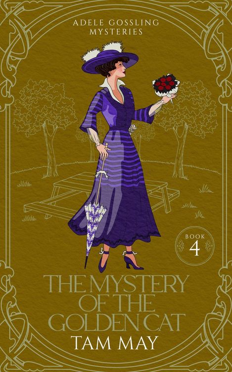 Produktbild: The Mystery of the Golden Cat: A 1900s Cozy Mystery