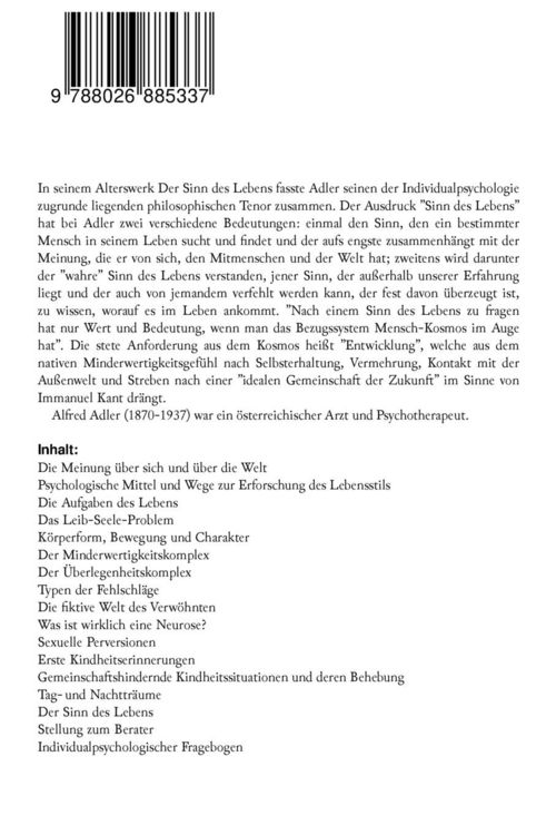 Produktbild: Der Sinn des Lebens