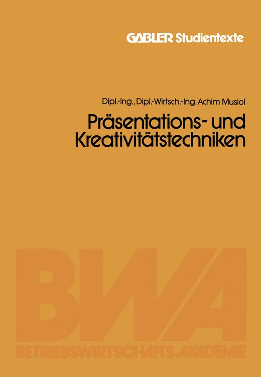 Produktbild: Pr&auml;sentations- und Kreativit&auml;tstechniken