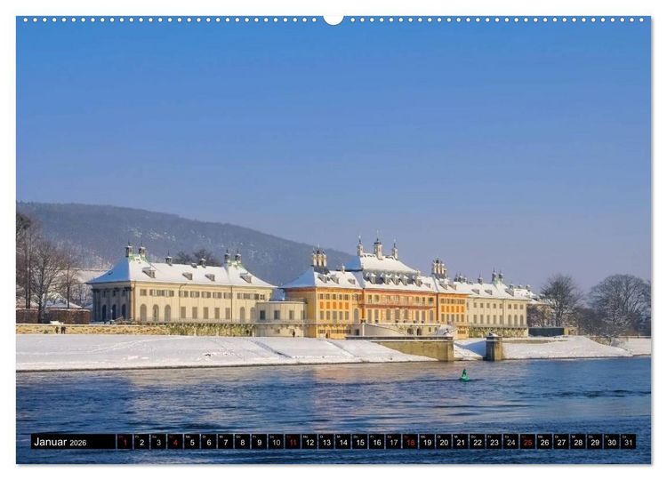 Produktbild: Dresden - Wundersch&ouml;nes Elbflorenz (hochwertiger Premium Wandkalender 2026 DIN A2 quer), Kunstdruck in Hochglanz