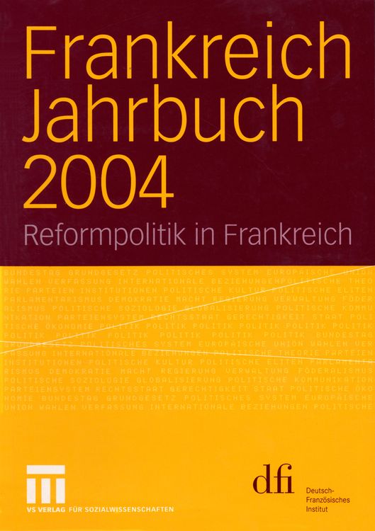 Produktbild: Frankreich Jahrbuch 2004
