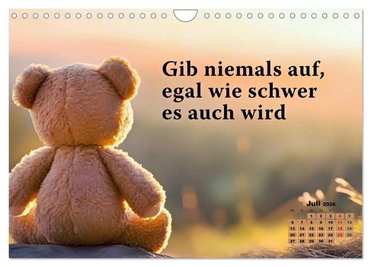 Produktbild: Work - Life - Balance - unterwegs mit coolen Spr&uuml;chen (Wandkalender 2026 DIN A4 quer), CALVENDO Monatskalender