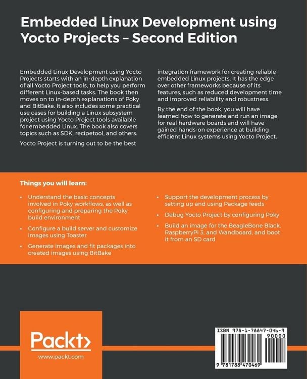 Produktbild: Embedded Linux Development using Yocto Projects - Second Edition